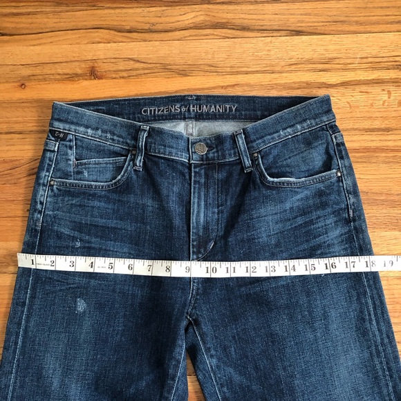 Never worn Citizens of Humanity Carlton ankle straight leg jeans blue size 30 - Picture 5 of 16